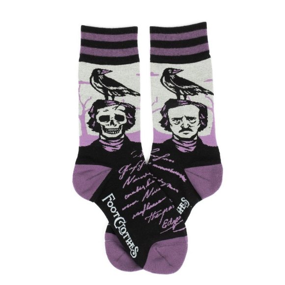 Other - Edgar Allan Poe Raven Socks